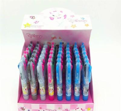 批發(fā)四色圓珠筆LK-4007 小兔子按動4色筆，學(xué)生專用圓珠筆的優(yōu)選